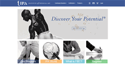 Desktop Screenshot of instituteofphysicalart.com